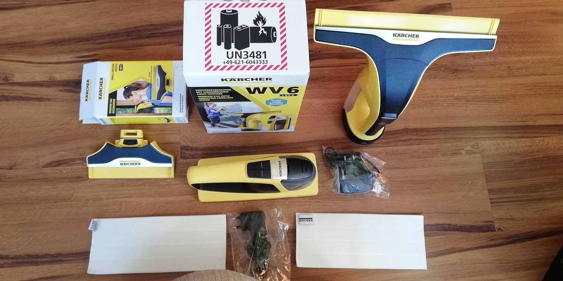 Karcher WV6 + KV4 1.633-570.0 plus ssawka 17 cm szerokości.