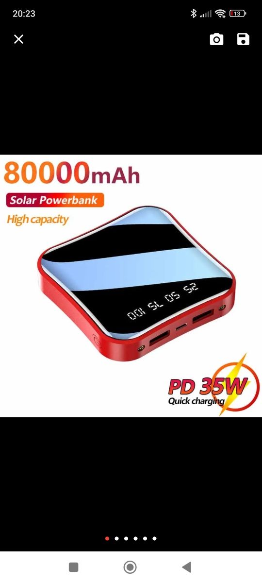 Powerbank 80000 usb