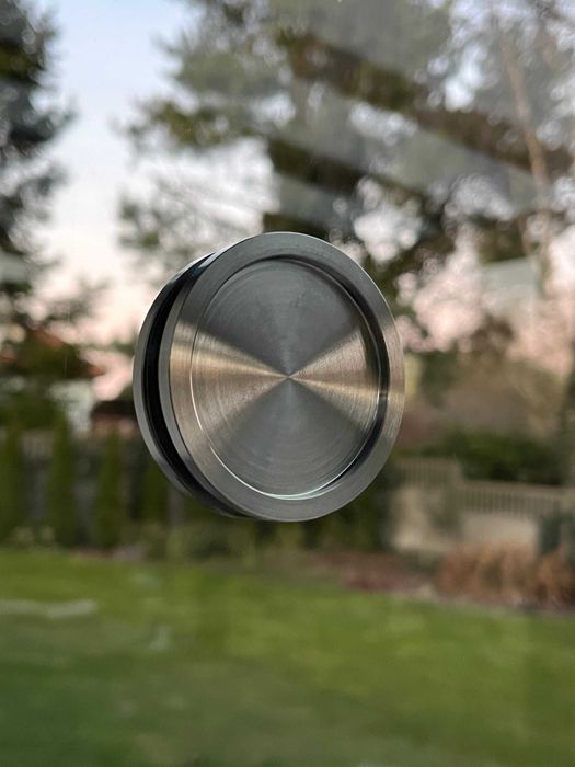 Uchwyt do drzwi szklanych przesuwnych stal nierdzewna komplet 2 szt.