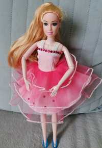 Ubranko dla lalki Barbie sukienka tiulowa różowa NOWA