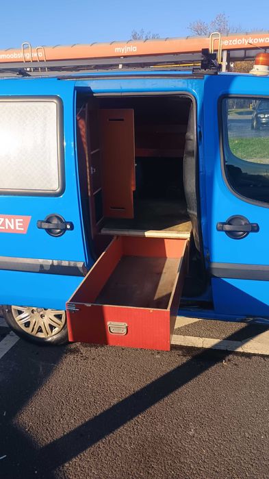 Fiat Doblo SUPER ZABUDOWA ! i bagażnik dachowy