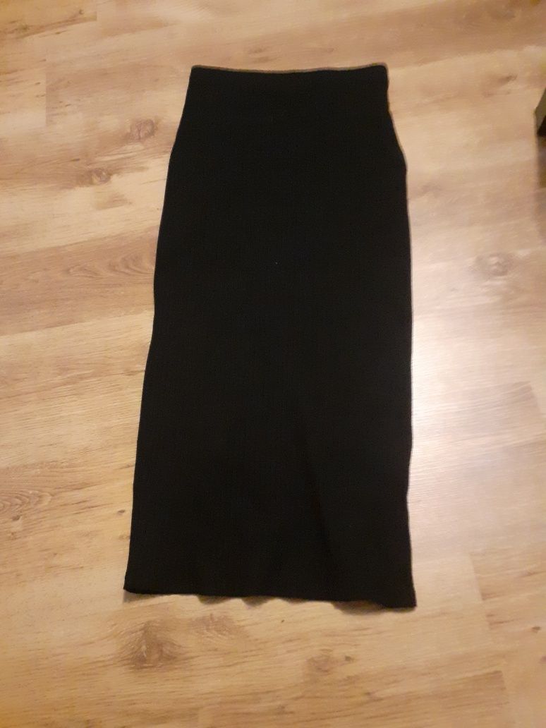 Spódnica maxi czarna zara hit