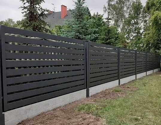 Ogrodzenie panelowe 3D, drut fi 4mm i 5mm z podmurówką lub bez