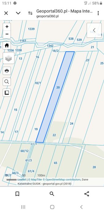Łysobyki działka z warunkami zabudowy