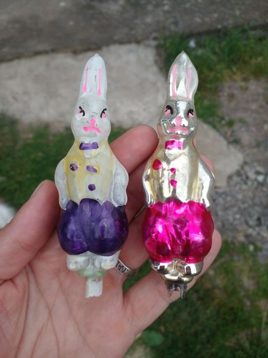 Елочные игрушки Заяц.