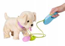 Piesek interaktywnym chodzący na smyczy Baby Born My Lucky Dog,