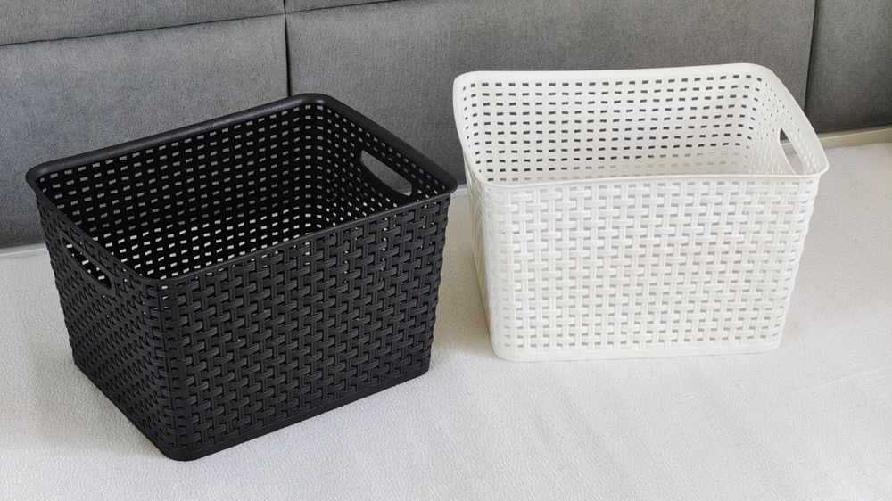 2 kosze / koszyki / pojemniki do przechowywania 28x35cm wysokość 22cm