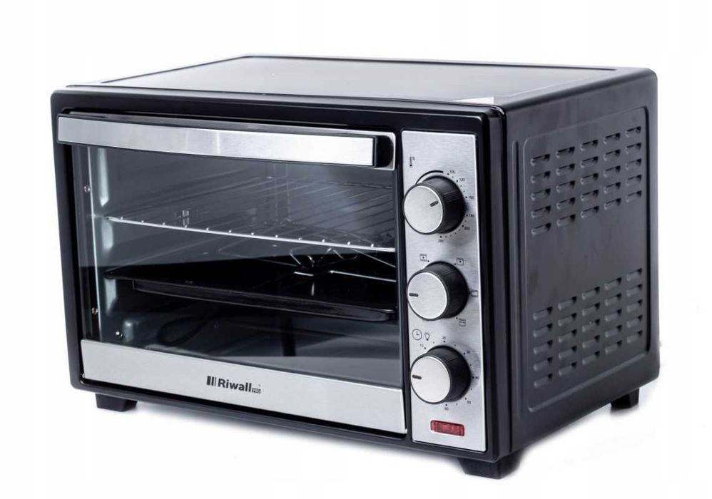 Mini Piekarnik Elektryczny Wolnostojący Grill Rożno RIWALL - WYPRZEDAŻ