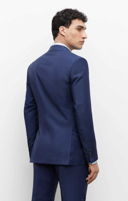 marynarka Vistula super slim 52 L 182/104/90(92) 52L granat wełna 130'