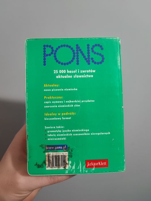 Słownik kieszonkowy niemiecko-polski PONS LektorKlett