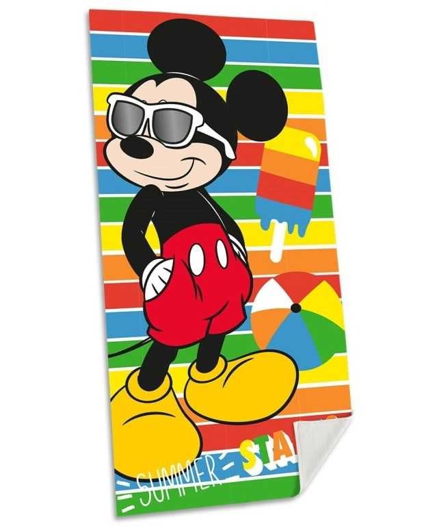 Детское пляжное полотенце Disney Микки Маус, 100% хлопок 70х140 см