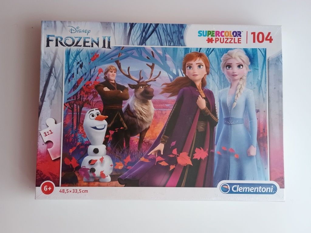 Puzzle Anna i Elza Frozen 2 Nowe zafoliowane