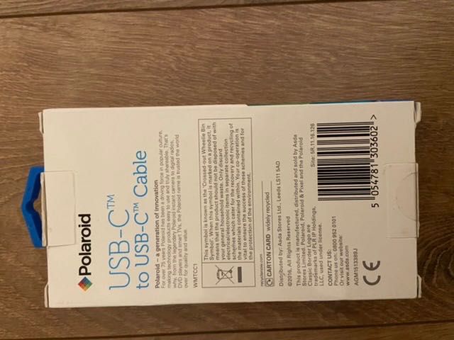 Kabel Polaroid USB-C do USB-C
