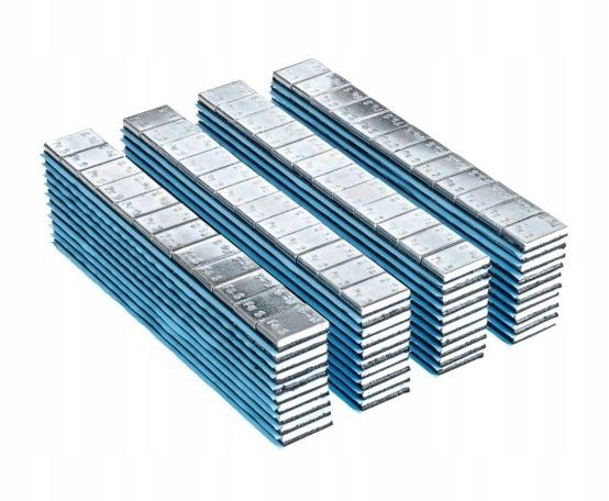 Odważniki Do Felg Aluminiowych 100Szt Pasków X 5G Klejone Ocynkowane