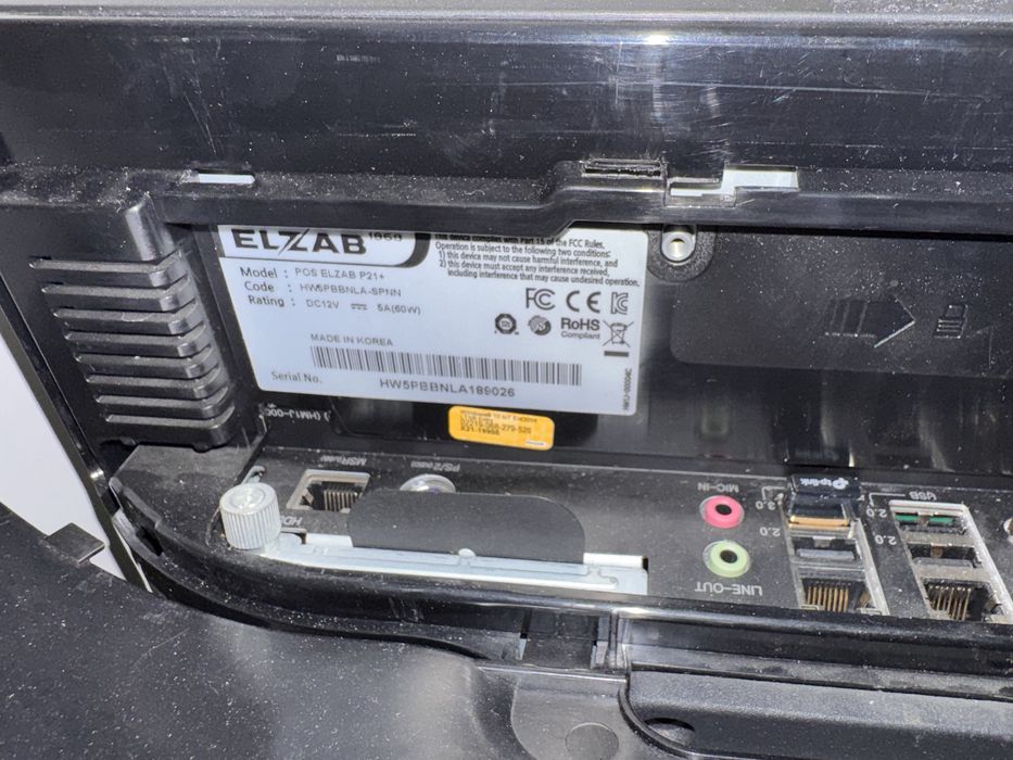Pos Elzab P21+ prawie nowy Fv23% komputer dotykowy