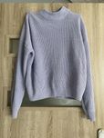 Sweter liliowy ciepły