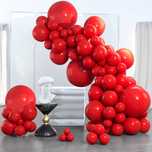 PartyWoo  Balony  121 szt czerwone zestaw
