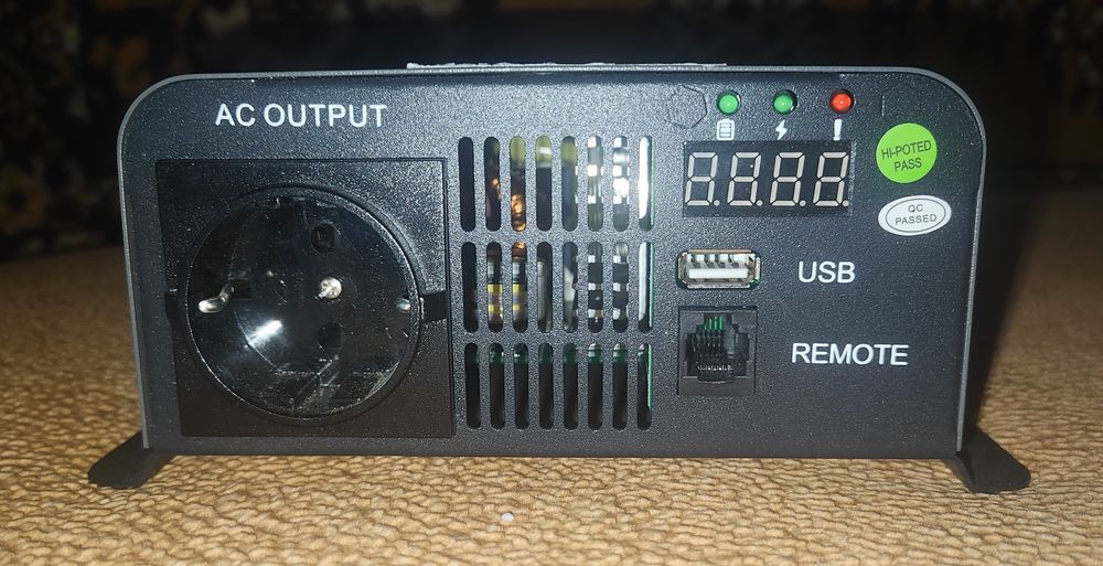 инвертор ZGPT 12/220 600watt 1200 пик