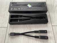 Przejsciowka Kabel Adapter 2w1 USB-C Jack 3.5mm Audio Charger Jaworzno