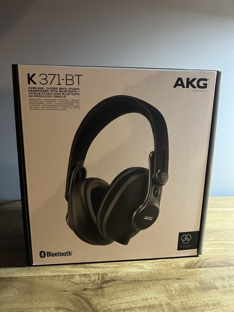Nowe słuchawki AKG K371-BT Oryginalne w opakowaniu!