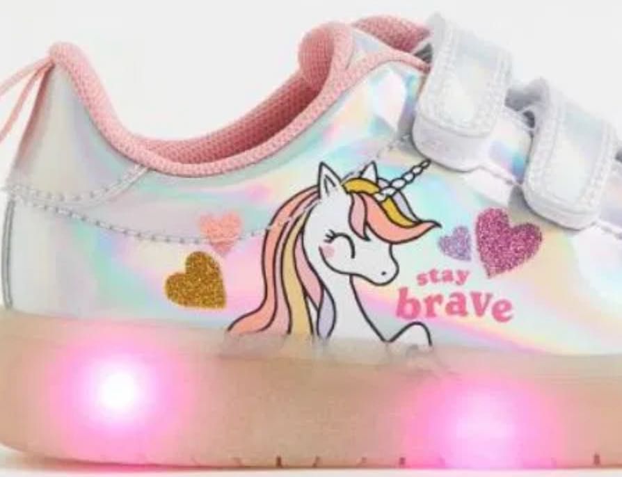 Jednorożec, Unicorn Buty świecące diody, led rozmiar 27 HM NOWE