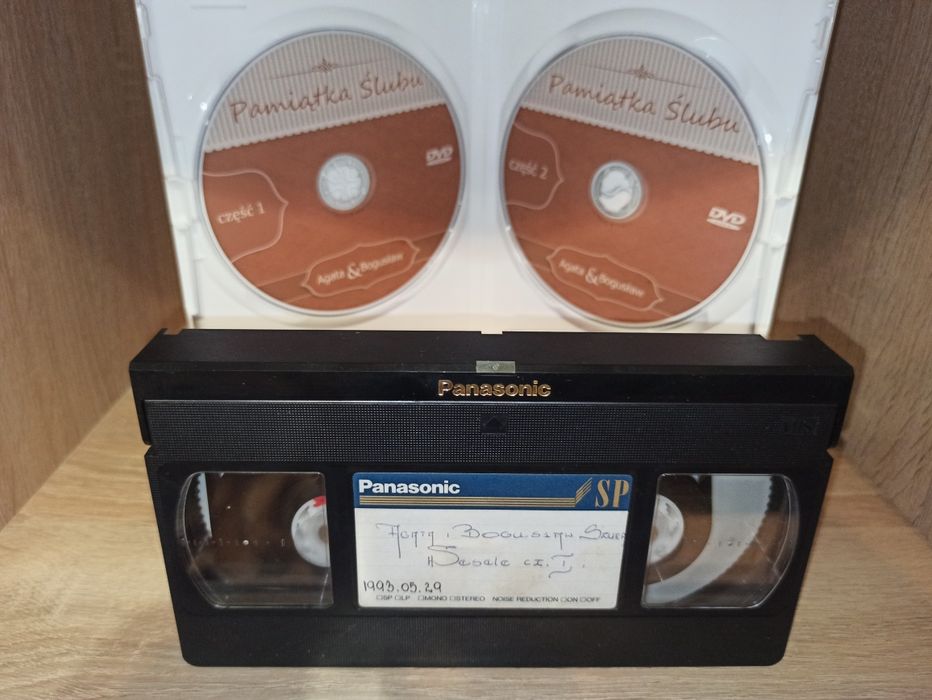 Przegrywanie kaset VHS wideo video prezent na świeta