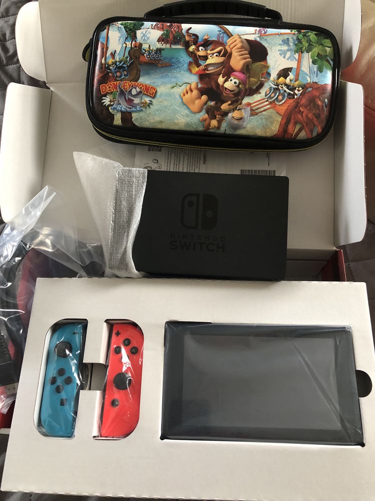 Konsola Nintendo Switch+gry+LABO