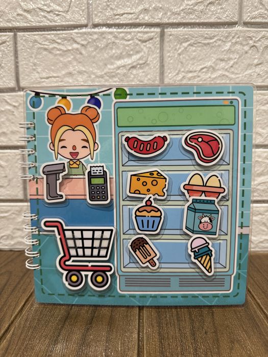 Альбом на липучках «Тока Бока Шопінг»