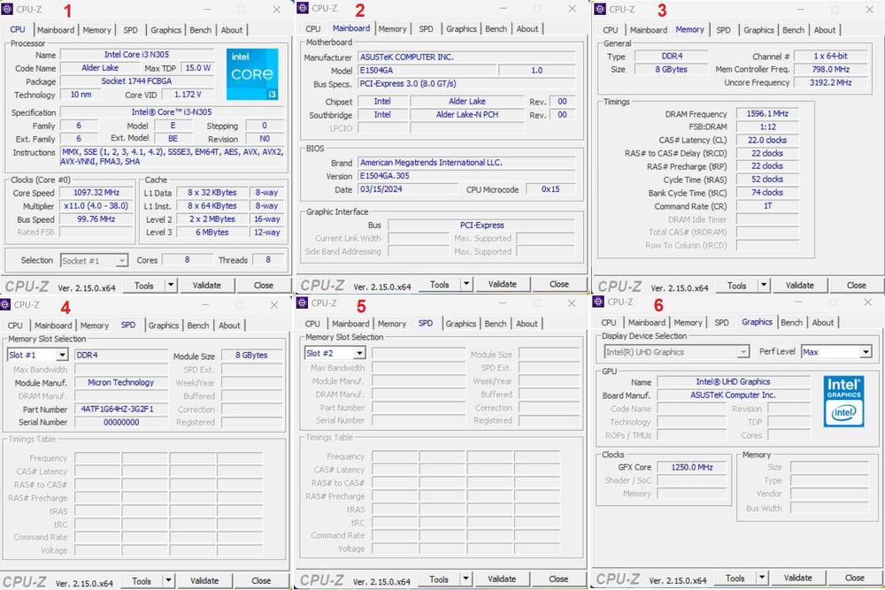 Новий Asus Vivobook E1504G; 8/256gb; Windows 11; S/N : S7N0CV06R88428B