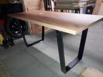 Stól loft nowy 160x80 dąb craft zloty