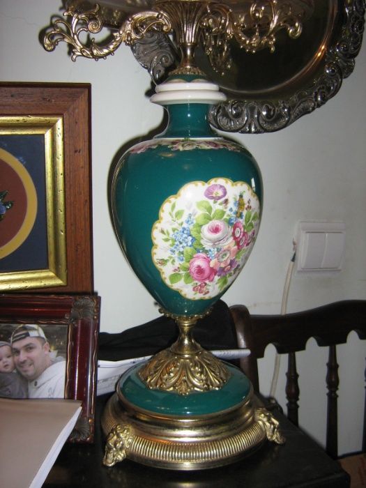 Candeeiro de mesa louça Alemã