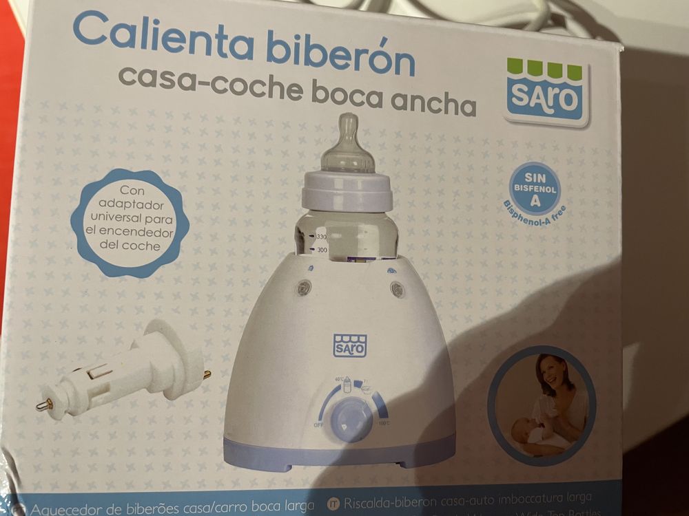 Aquecedor para biberoes casa-carro Saro