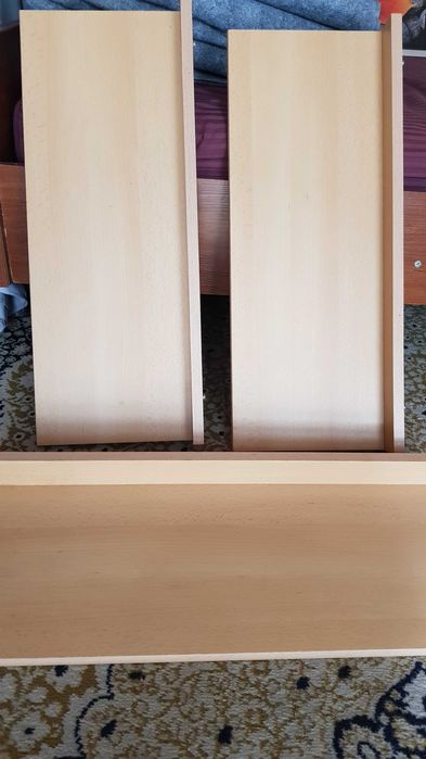 3 pólki wiszące 60x25cm