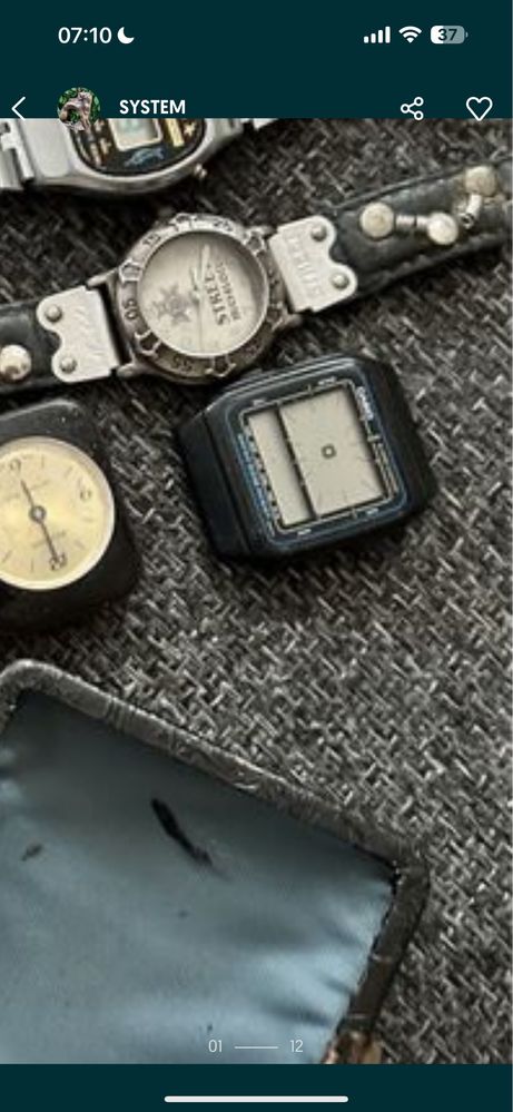 2 zegarki stare zegarek kessel prl ae-11w analog casio prl elektr.