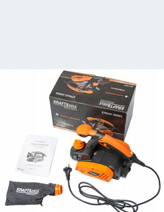 Strug hebel elektryczny 1450W heblarka do drewna strugarka  -Tano Nowy