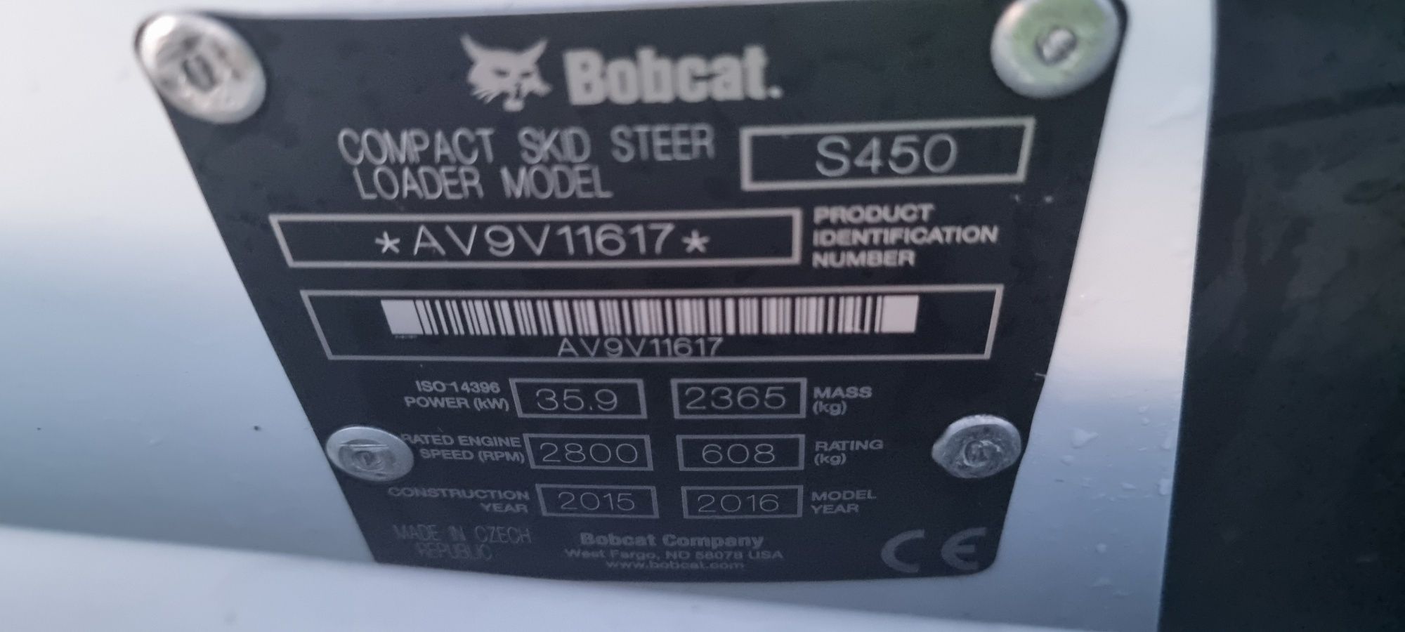 Bobcat s450 nova