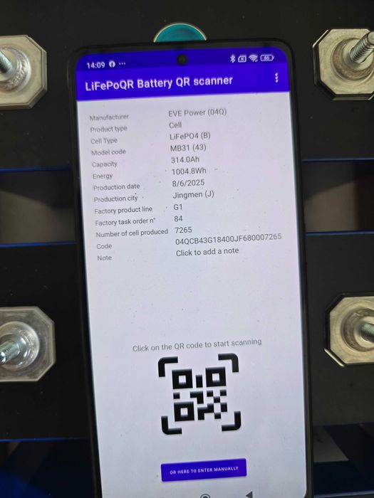 Cornex 314 lifepo4 EVE 314 magazyn energii