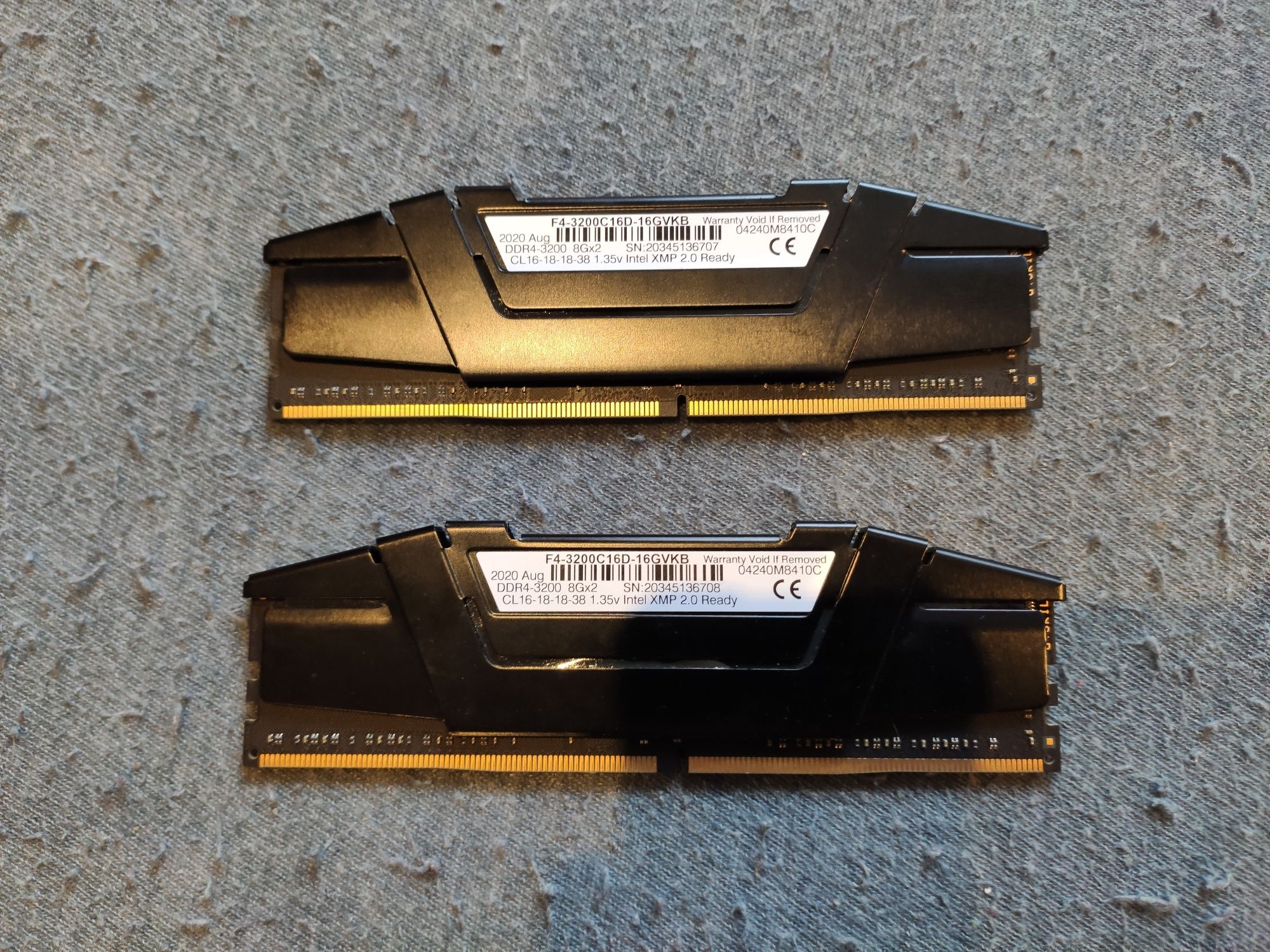 Pamięć g.skill 16GB ram 2 x 8GB DDR4  ripjawsV