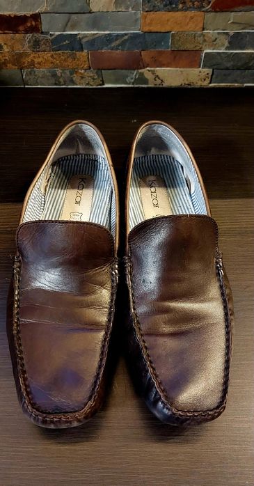 Buty męskie, mokasyny Kazar roz. 44, wkładka 28cm