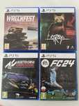 Gry ps5 fc24. Stray. Assetto corsa. Wreckfest