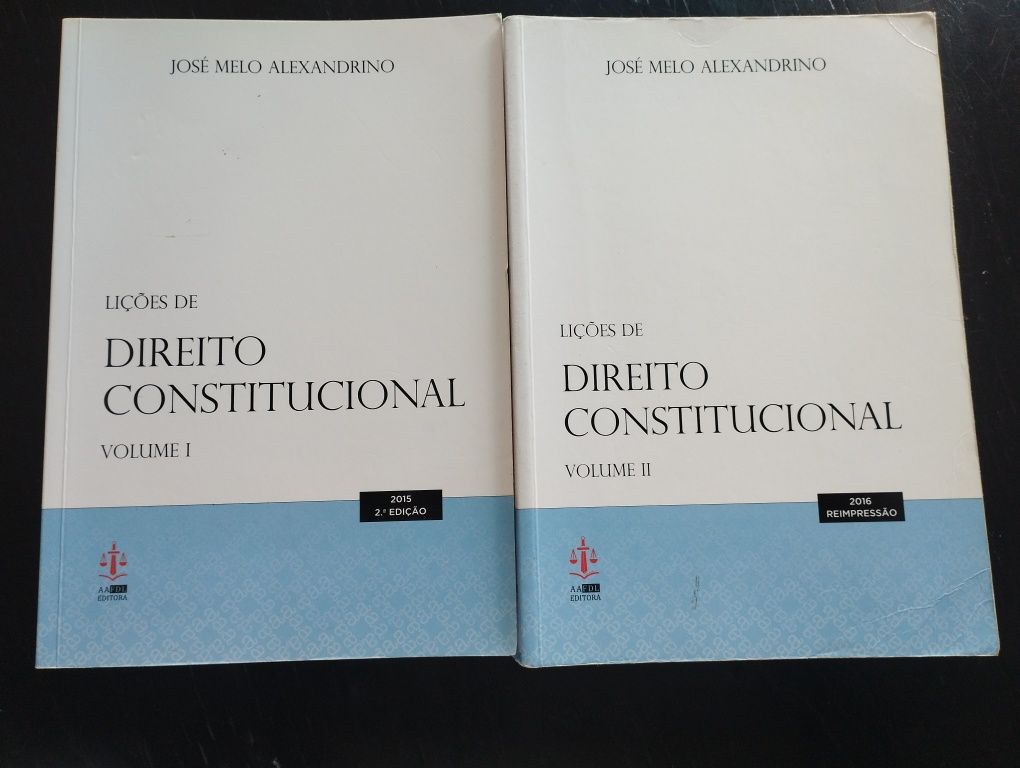 Lições de Direito Constitucional - Volume 1 e 2