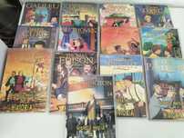Cj. 12 Livros e 13 DVD  Grandes Heróis História