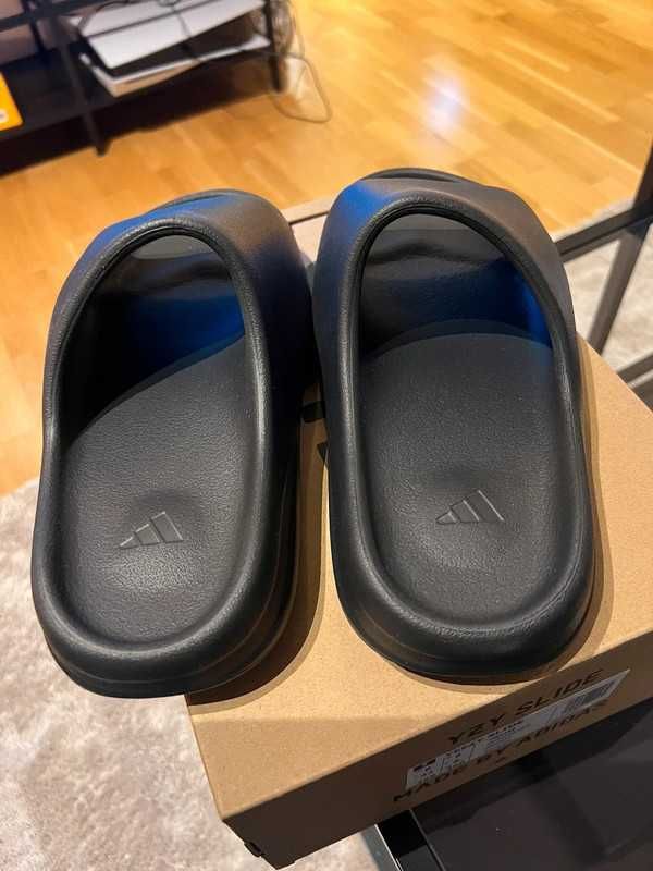 Adidas Yeezy Slide_Black Oryglnał Nowe Klapki MamKwit 38