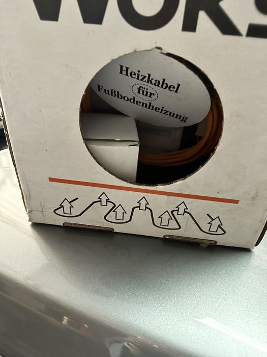 Тепла підлога гріючий кабель в стяжку Woks