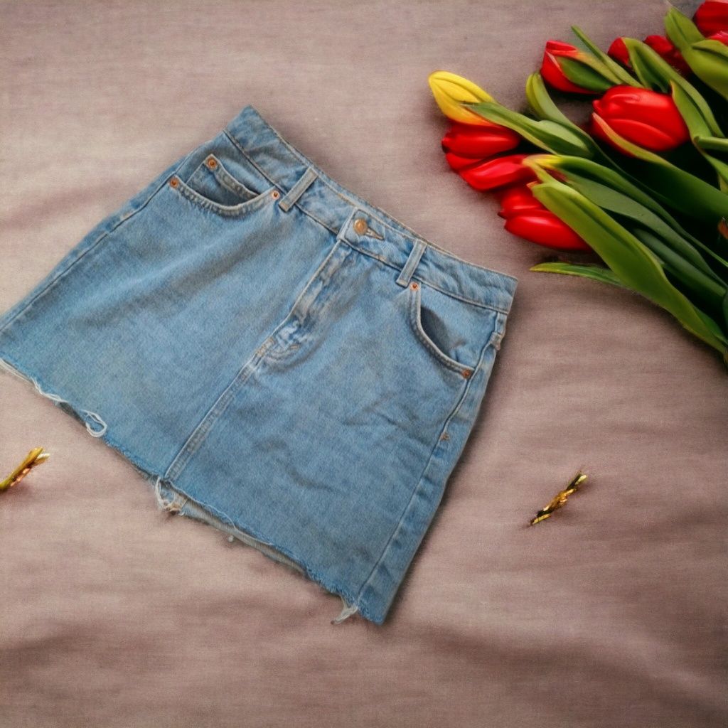 Spódnica jeansowa damska / S
