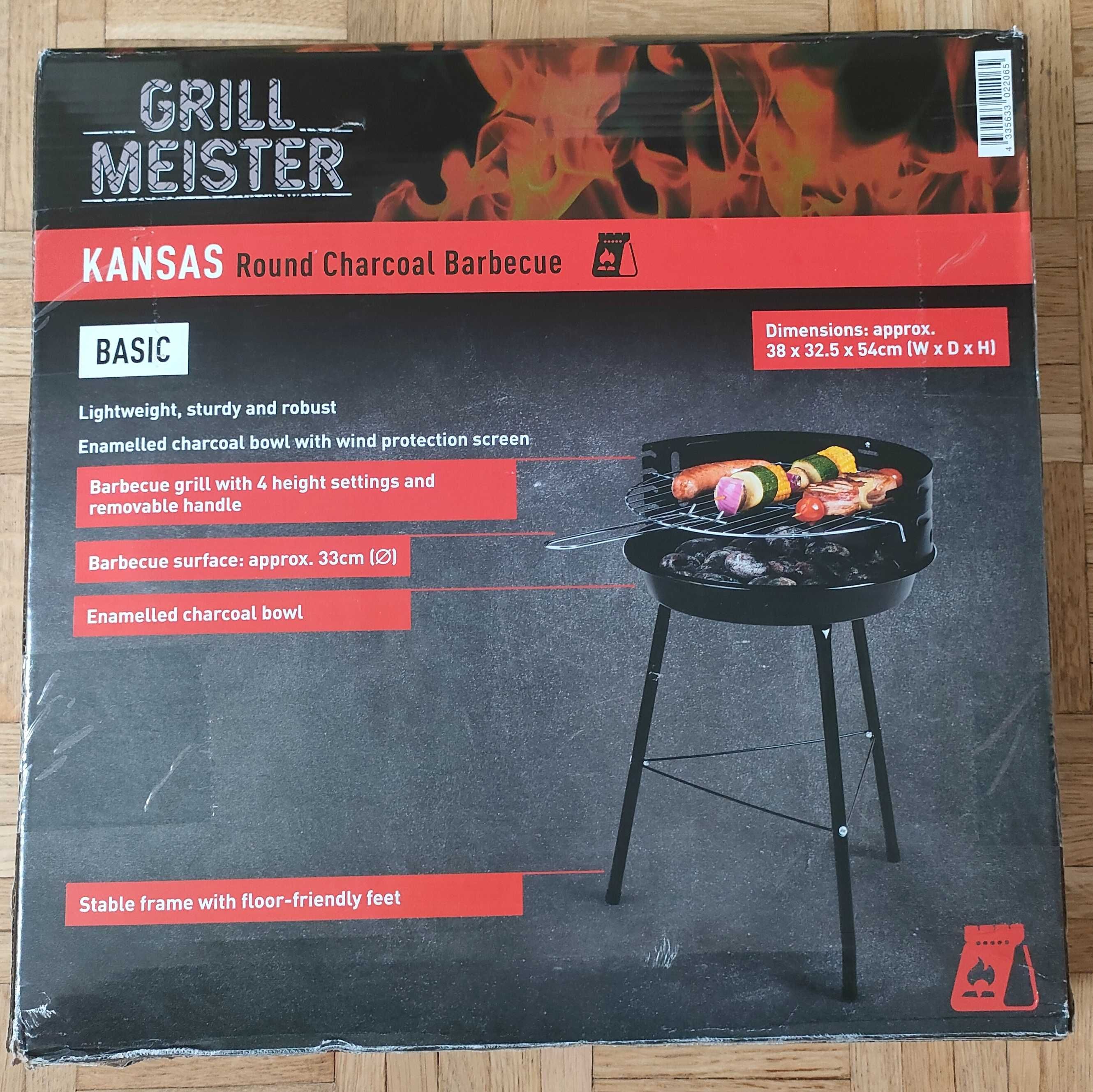 Grill meister okrągły na węgiel