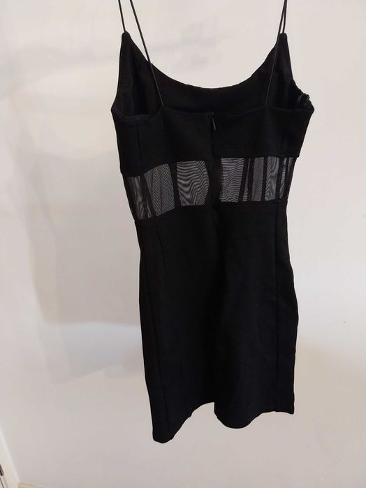 Vestido preto, Bershka, XS/34