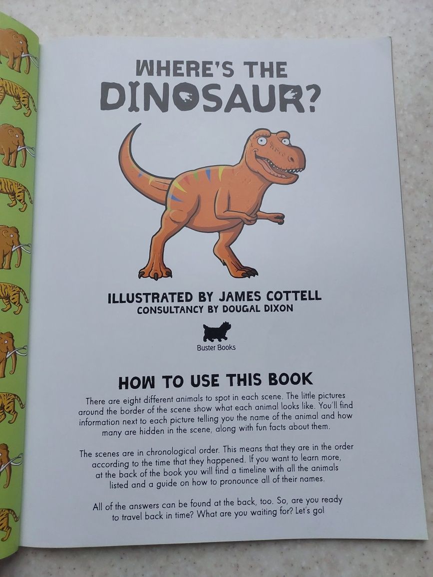where‘s the dinosaur віммельбух де динозавр книга англійською book