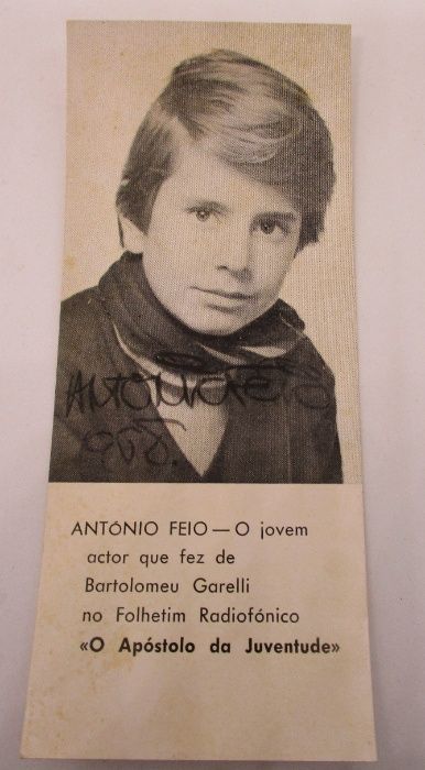 António Feio em 1958 - O apostolo da juventude marcador de folhas