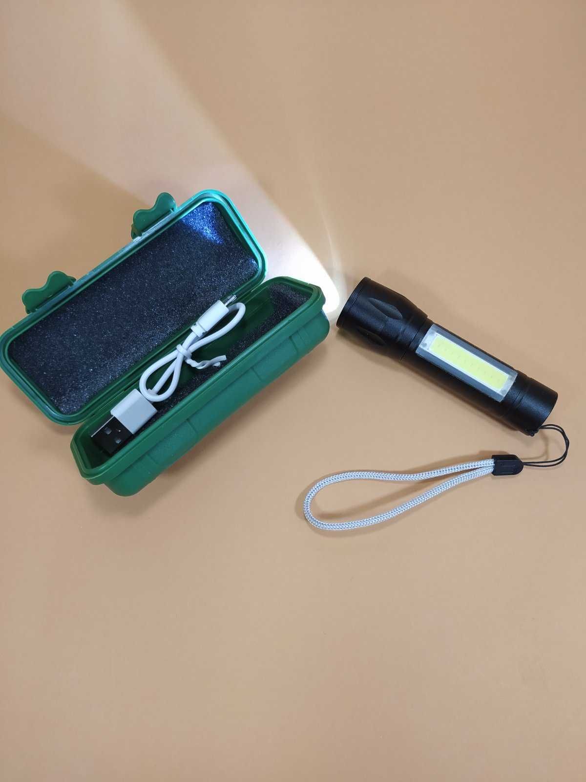 Аккумуляторный фонарик для туриста / тактический / домашний